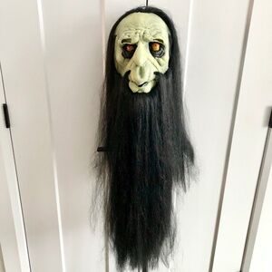 Halloween Mask, Vintage 2003, The Paper Magic Group, Creepy Mask, Beard,‎ Zombie